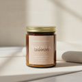 Vanilla Cashmere Coconut Wax Candle – 9oz Amber Jar